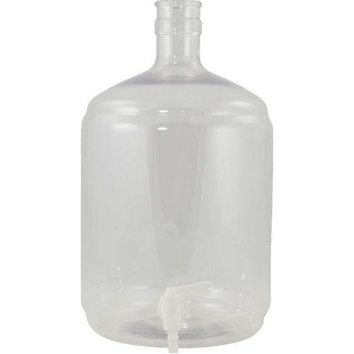 3 GALLON PLASTIC CARBOY (w/ hole for spigot)