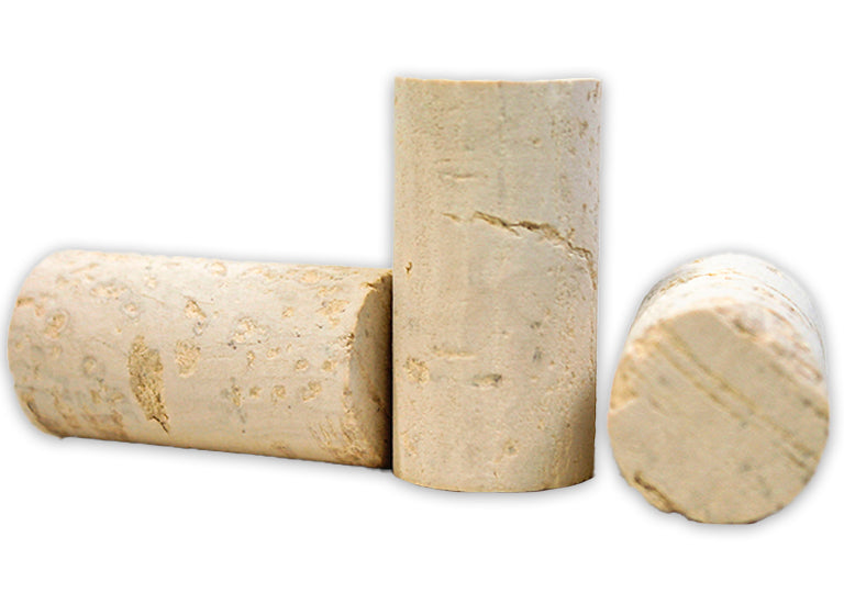7X1 3/4 FIRST QUALITY STRAIGHT WINE CORKS PORE FILLED 30/BAG
