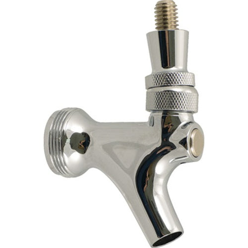 Draft Beer Faucet - Chrome With Brass Lever