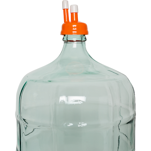 Rubber Carboy Blow Off Hood w/ White Caps (3, 5, 6, 6.5 Gallon smooth neck)