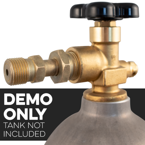 KOMOS® CO2 Regulator to Nitrogen Tank Adapter