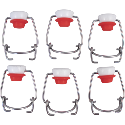 Pop Tops Swing Top Bottles - 16 oz Amber (Case of 12)