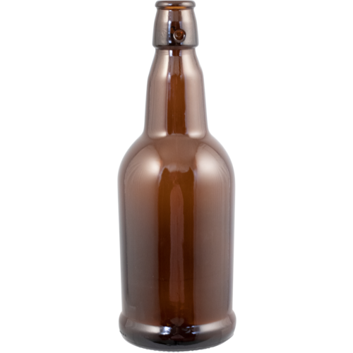 Pop Tops Swing Top Bottles - 16 oz Amber (Case of 12)