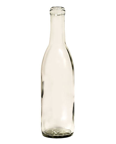 375 ml clear semi-Burgundy flat bottom bottles 24/case