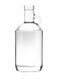 Clear 375 ml moonshine jug 12/case (19.5mm CK Finish)