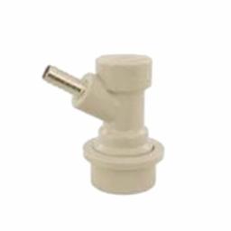 GRAY GAS BALL-LOCK DISCONNECT WITH 1/4" BARB FOR BALL LOCK KEG