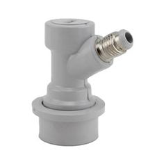 GRAY GAS BALL-LOCK DISCONNECT WITH 1/4" MFL FOR BALL LOCK KEG