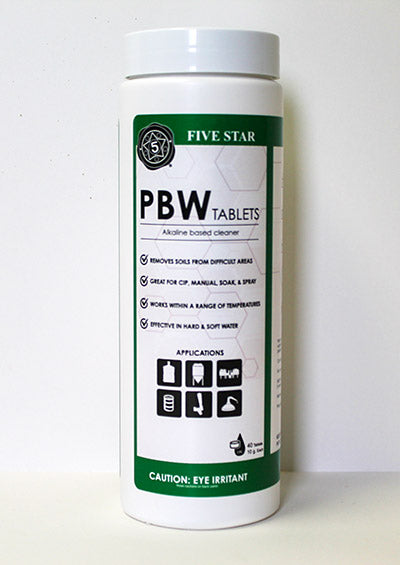 10 GRAM PBW TABLET, 40 TABLETS