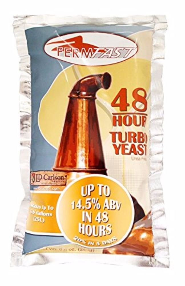 48 hour turbo yeast 243 G.