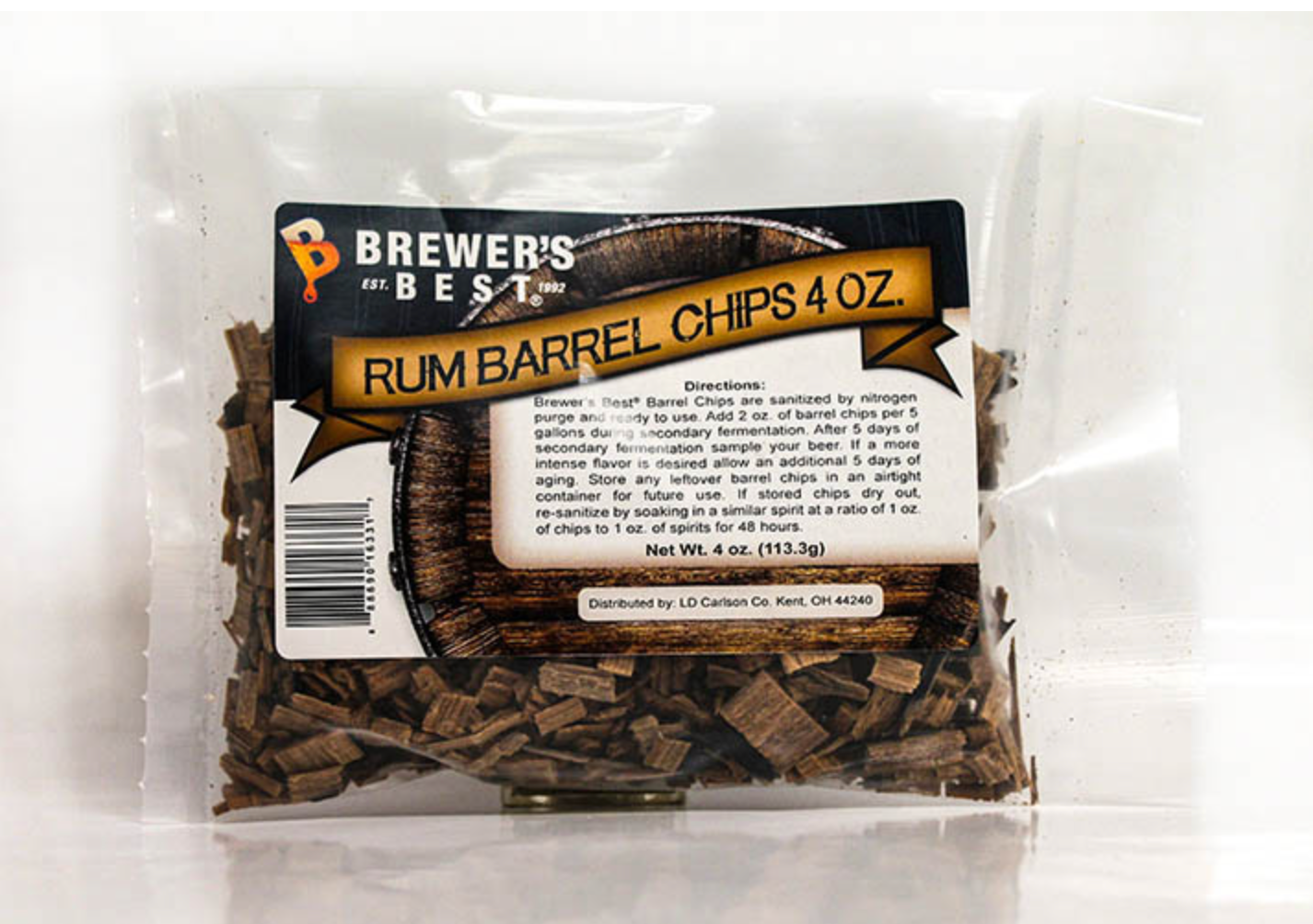 BREWER'S BEST® RUM BARREL CHIPS 4 OZ