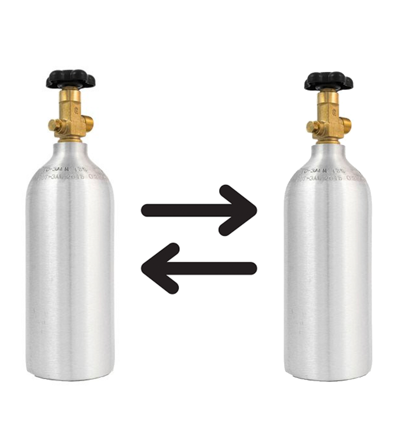 5 Lb. CO2 swap