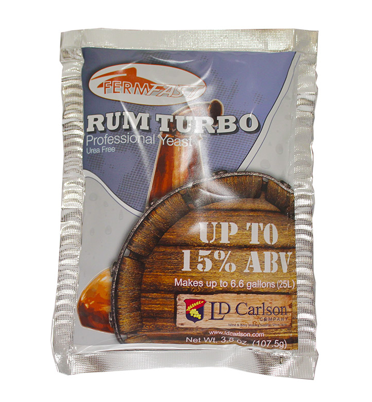 FERMFAST RUM TURBO YEAST 107.5 GRAM (UREA FREE)