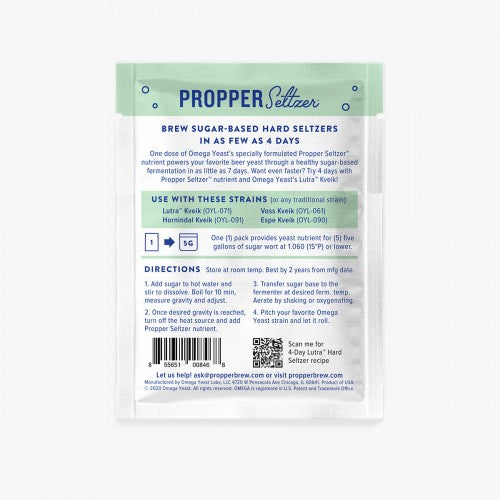 Propper Seltzer™ Nutrient for Hard Seltzer - 28g Homebrew Pack