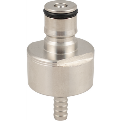 Stainless Steel Threaded Ball Lock Quick Disconnect (QD) Cap