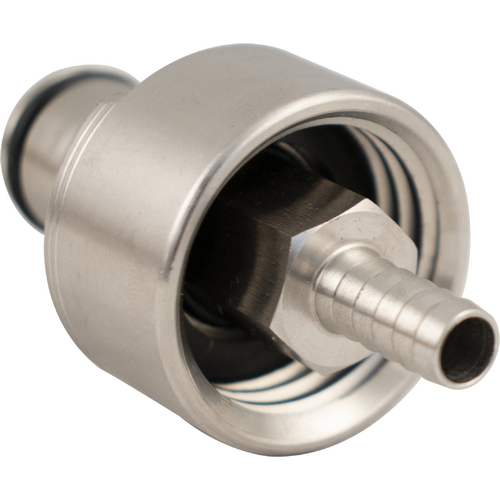 Stainless Steel Threaded Ball Lock Quick Disconnect (QD) Cap