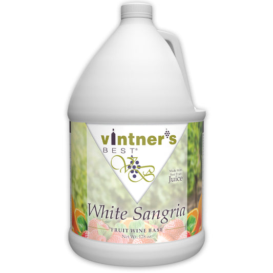 VINTNER'S BEST® WHITE SANGRIA FRUIT WINE BASE 128 oz (1 GAL)