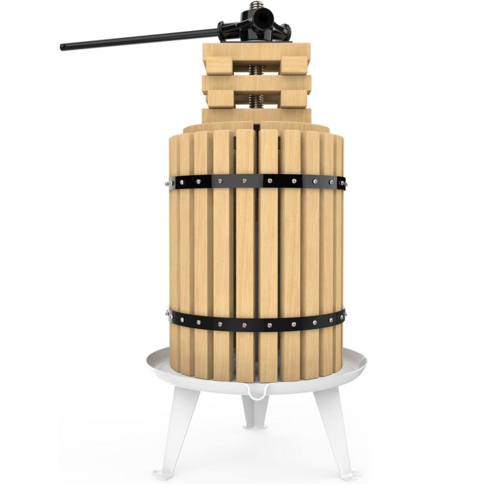 Fruit Press | Wine Press | Wood Basket Press | 18L