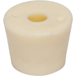 #7.5 DRILLED RUBBER STOPPER