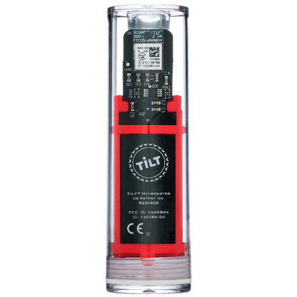 Tilt™ Hydrometer and Thermometer - Red