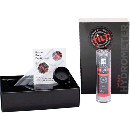 Tilt™ Hydrometer and Thermometer - Red