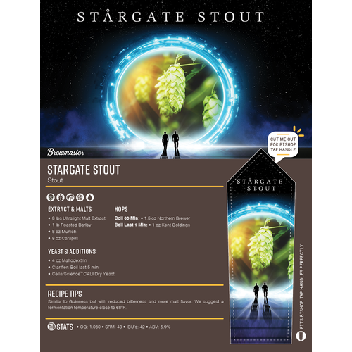 Stargate Stout - Extract Beer Brewing Kit