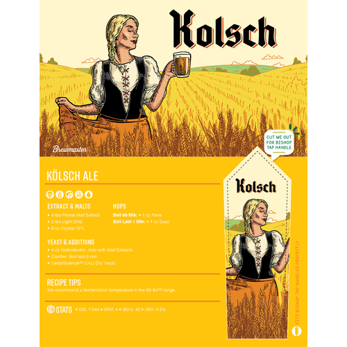 Kolsch Ale - Extract Beer Brewing Kit