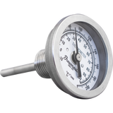 1/2" MPT Dial Thermometer for Kettles - 2 in. Face