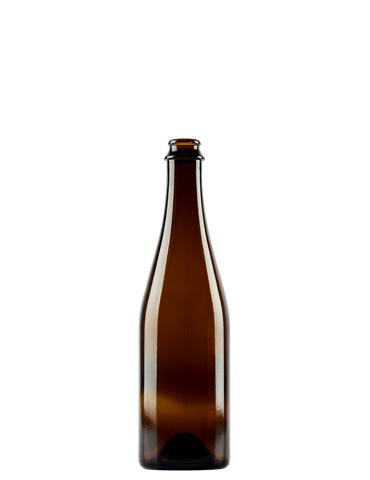 500 ml (16.9oz) Amber Belgian Style Bottles