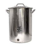 8 GALLON BREWER©S BEST BASIC   BREWING KETTLE W/ TWO PORTS AND Fittings!