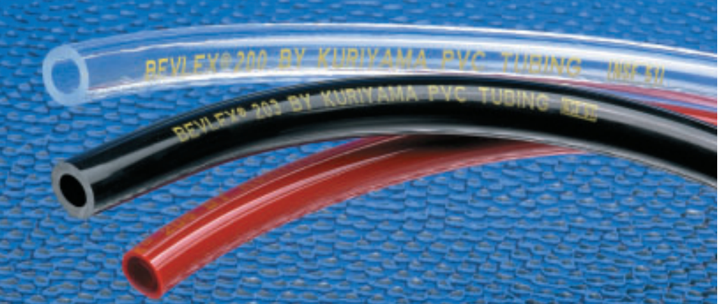 BEVLEX PVC #200, 5/16"ID X 9/16"OD (TRANS. RED)