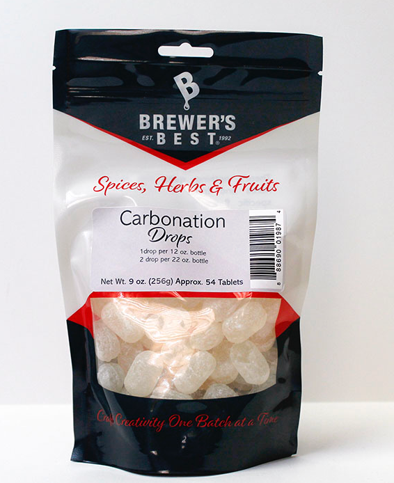 CARBONATION DROPS 9 OZ PACKAGE / APPROX 54 DROPS