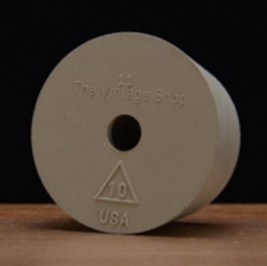 #10  DRILLED RUBBER STOPPER