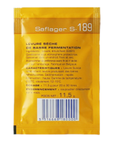Fermentis SafLager S-189 11.5 g